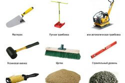 Инструменты и материалы для укладки плитки